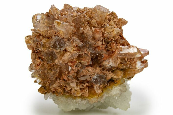Orange Creedite Crystal Cluster - Durango, Mexico #316068